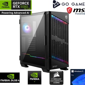 Resim Go Gamer U179D Intel Core Ultra 9 285K / 256GB Ddr5 5600MHZ / 4tb Nvme SSD 7300-7000MB-SN Gen4 / Rtx 5080 16GB / 360MM Sıvı Soğutma / Msı 27" 2k 180Hz / Windows 11 Pro Masaüstü Bilgisayar 