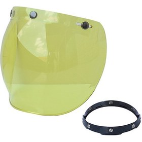 Resim Shineyee Yüksek Kaliteli Motosiklet Balon Visör: Güneş, Böcek Ve Enkaz Koruması, Kolay Kurulum, Sarı Renk Seçeneği 