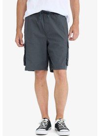 Resim Defacto Kargo Fit Gabardin Bermuda Şort C5400ax25smar104 Antrasit 