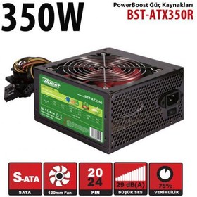 Resim POWERBOOST 350 W P.SUPPLY,12cm KIRMIZI FAN,KUTULU 