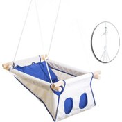 Resim Bundera Savana Asmalı Yaylı Hoppala Ahşap Bebek Hamağı 