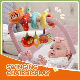 Resim 1 adet Bebek Oyuncak Bebek Arabası Asma Dekorasyonu, Rastgele Renkli Kurdeleli, 0-3 Ay Sürgülü Zil Oyuncak, Şükran Günü, Noel, Paskalya, Cadılar Bayramı Hediyeleri, Bebek Arabası Asma, puset oyuncak, bebek oyuncakları, bebek arabası oyuncak, puset oyuncağı, dönce 