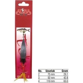 Resim Albastar 605 4mm Turna Olta Kaşığı No:4 