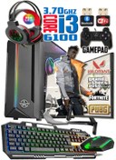 Resim WARBOX Mars I3 6100 Turbo:3.70ghz 8gb Ram 240gb Ssd 250gb Hdd R7 240-4gb E.kartı 22" Monitör Gaming Pc 