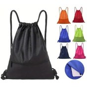 Resim Cloud011 Siyah Nylon Spor Sırt Çantası Büyük Kapasiteli Basketbol Futbol Topu Gym Çantası Siyah 