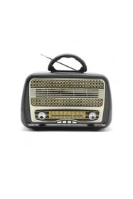 Resim Glr MD-1902BT Bluetooth Hoparlörlü Nostaljik Radyo 