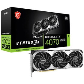 Resim MSI GeForce RTX 4070 Super 12G Ventus 3X OC GDDR6X 192 Bit DX12 DLSS 3 Gaming Oyuncu Ekran Kartı 