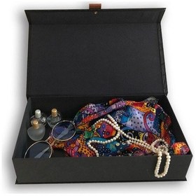 Resim Çok Amaçlı Deri Kaplamalı Aksesuar Takı Kutusu Pembe Pembe Çok Renkli 