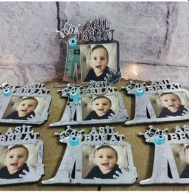 Resim Baskıcı Amca 1 Yaş Pleksi Magnet GÜMÜŞ 