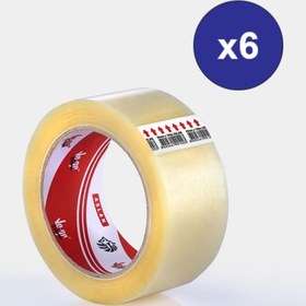 Resim Vege Koli Bandı 45X100 Şeffaf (Aslan) 6 adet 
