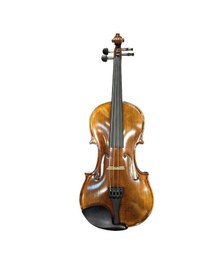 Resim Hdv 41 Üst Kalite Masif Ağaç Keman Abanoz Aksamlı 