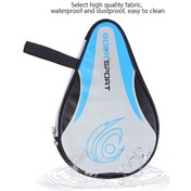 Resim Tenfowee Masa Tenisi Raketi Çantası - Oxford Kumaş, Su Geçirmez, Toz Geçirmez, Deforme Olmayan, Yüksek Kaliteli Zipperli Mavi Kılıf Mavi 