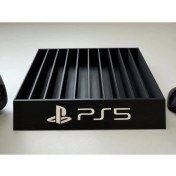 Resim Playstation Ps5 Oyun CD Düzenleme Rafı Siyah 