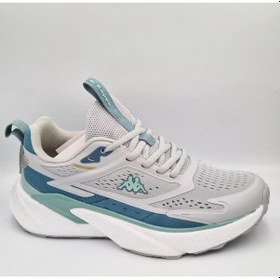 Resim Kappa La Vega Gri Yeşil Renk Kadın Sneaker Spor Ayakkabı 