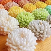 Resim Çiçek Aromaterapi Mum Kalıbı Çiçek El Yapımı Sabun Genişleyen Koku Taşı Alçı Damlası Yapıştırıcı Süs Krizantem Kalıbı 