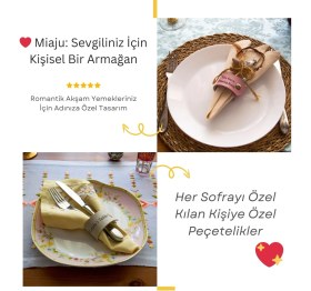 Resim Gri Renk, Özel Anları Güzelleştiren Isim Yazılı 4'lü Peçetelik Set, Sevdiklerinize Özel Hediye 