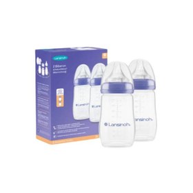 Resim Lansinoh Biberon ve NaturalWave Biberon Emziği 2x240ml M +3Ay 
