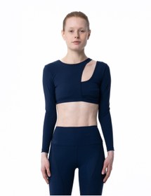 Resim SAUDE ISTANBUL Bazar Uzun Kollu Cutout Spor Sütyeni 