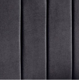 Resim Niron Yatak Niron Piano Lite Başlık - Tek Kişilik Yatak Başlığı, Silinebilir Siyah Soho Kumaş Baza Başlığı 