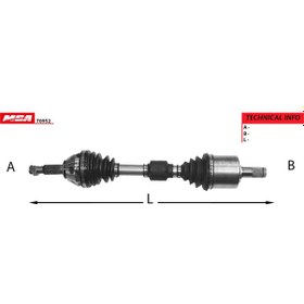 Resim MGA 70952 AKS SOL OTO.VIT. KOLEOS 08- / QASHQAI +2 X-TRAIL 07- 1. 