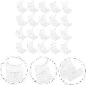 Resim TOPBATHY Ekran Standı Şövale Braketi 20 Adet Akrilik Plaka Tutucu Cep Telefonu Standı Tutucusunu Görüntülemek İçin 