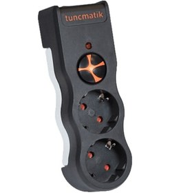 Resim Tuncmatik Powersurge Enerji Koruma Prizi 2'li Siyah 