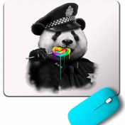 Resim Kendim Seçtim Polıce Panda Polis Ayı Dondurma Mouse Pad 