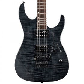 Resim Esp Ltd M-200FM Flame Black Elektro Gitar 