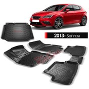 Resim Seat Leon Paspas Bagaj Havuzu 3D Rizline Havuzlu Set 2013- Üzeri 