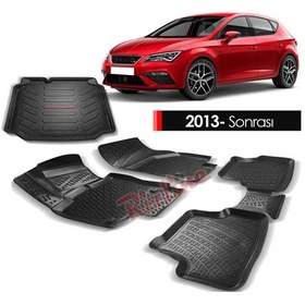 Resim Seat Leon Paspas Bagaj Havuzu 3D Rizline Havuzlu Set 2013- Üzeri 