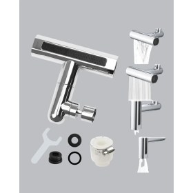 Resim Teknodayım Teknolojik Abs Pirinç Alaşımlı Musluk Başlığı 4 Modlu 360° Dönebilen ve Ekonomik Seri 2026 