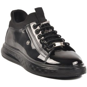 Resim Pierre Cardin 70819 M Siyah Rugan Hakiki Deri Erkek Sneaker Siyah 