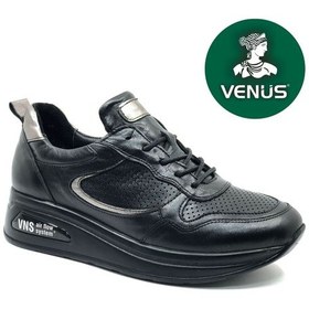 Resim Venüs Jura Hakiki Deri Ortopedik Oxford Kadın Aır-flow Taban Klasik Ayakkabı Siyah 