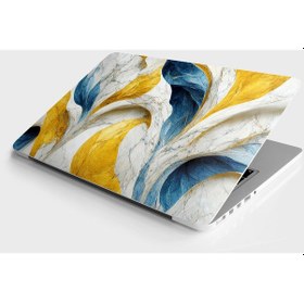 Resim Laptop Sticker Bilgisayar Notebook Pc Kaplama Etiketi Soyut Ebru 