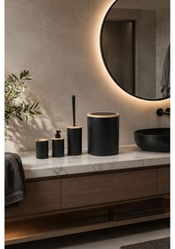 Resim Decorev Banyo Seti Dc-6344 Vest 4prç Siyah Xx6 Siyah 