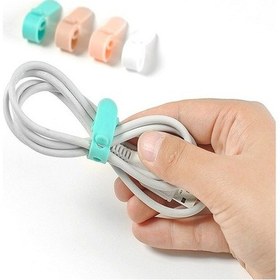 Resim Ally Kablo Düzenleyici Seti Kablo Toplayıcı Aparat 4 Adet 