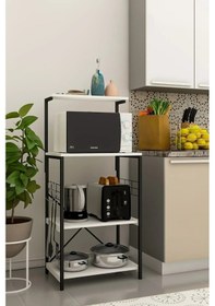 Resim Morpanya Rota Çok Amaçlı Dolap Mutfak Bangosu Mikrodalga Fırın Ra 