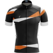 Resim Freysport Braid Bisiklet Forması - Kısa Kollu Siyah - Beyaz 