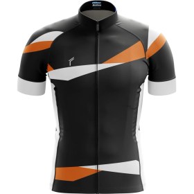 Resim Freysport Braid Bisiklet Forması - Kısa Kollu Siyah - Beyaz 