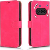 Resim Nothing Phone 3a İçin Destekli Pu Deri Cüzdan Yan Tokalı Kartlık Tutucu Flip Kılıf 