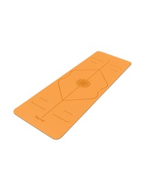 Resim Gymo Hizalamalı 6mm TPE Yoga Matı Pilates Minderi Turuncu 