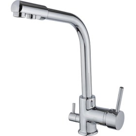 Resim Roka Mix Arıtma Çıkışlı Mutfak Bataryası Krom 