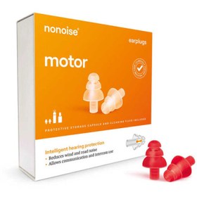 Resim NONOISE MOTO KULAK TIKACI KIRMIZI 