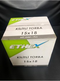 Resim Ethex 15x18 Kilitli Poşet Torba 600 Lü 