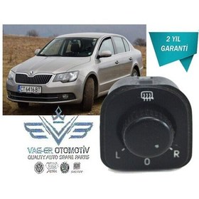Resim Skoda Superb 2013-2015 Dikiz Ayna Ayar Kumanda Düğmesi 3t0959565 