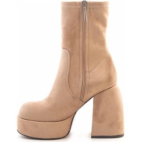 Resim Rouge Kadın Bot 907 Bej Süet 