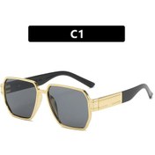 Resim Kottdo Yeni Moda Kadın Retro Güneş Gözlüğü Uv400 Korumalı Sokak Fotoğrafçılık Trendialtın51gri Gri 