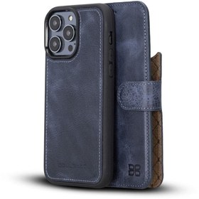 Resim bouletta Apple iPhone 14 Serisi Cüzdanlı Çıkarılabilir Deri Kılıf - iPhone 14 Pro / Lacivert 