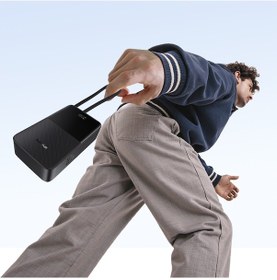 Resim Baseus Enerfill Bipow2 Pro 20000mah Dahili Usb-c Kablolu, 22,5 W Hızlı Şarjlı, Led Ekranlı Powerbank, Siyah Siyah 