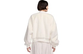 Resim Nike W Sportswear Kadın Günlük Çift Taraflı Bomber Ceket FB8692-133 Krem 